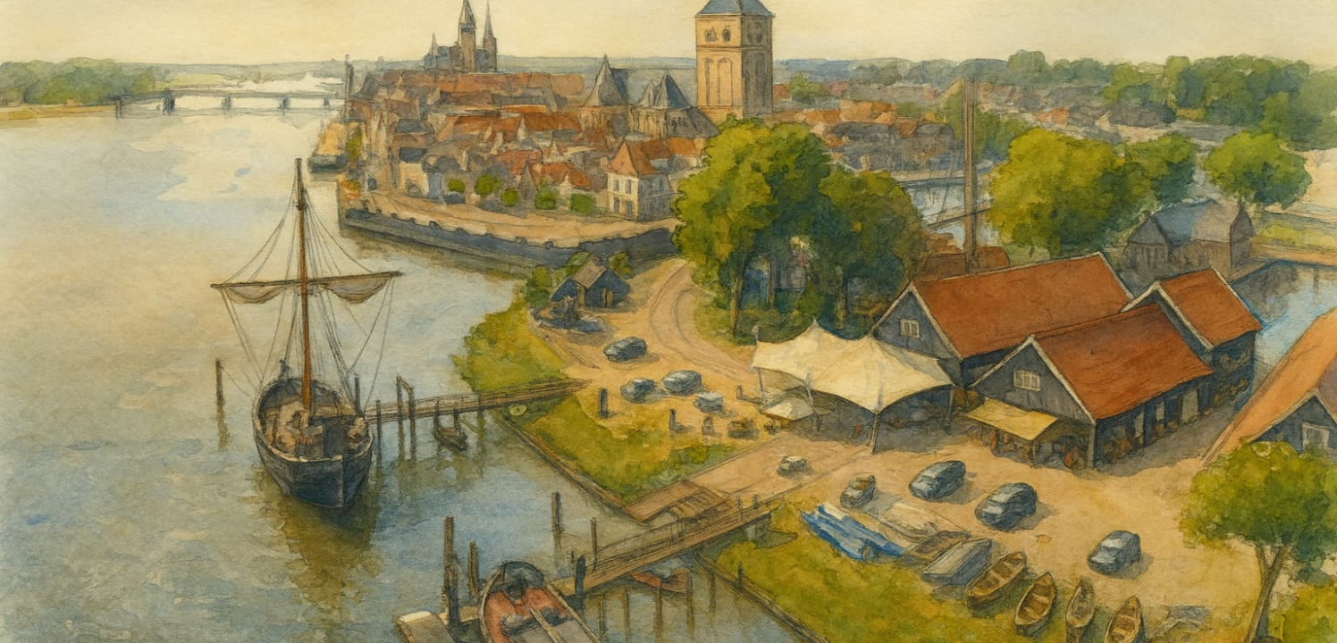 Illustratie van Koggewerf Kampen