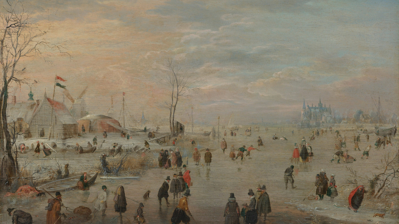 schilderij avercamp