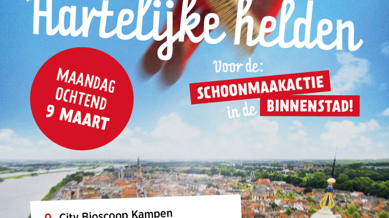 hartelijke helden gezocht