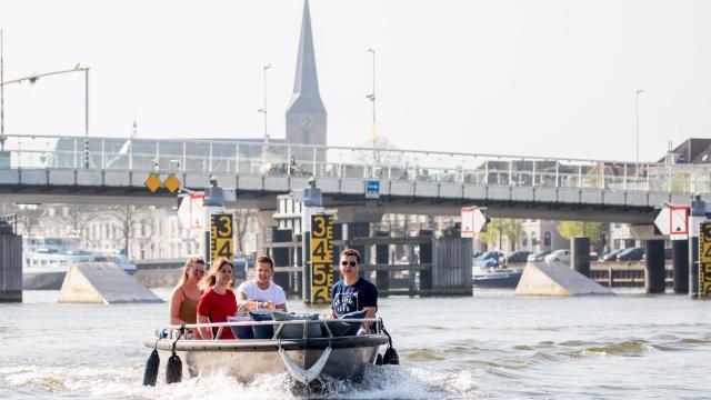 Bootje op de IJssel