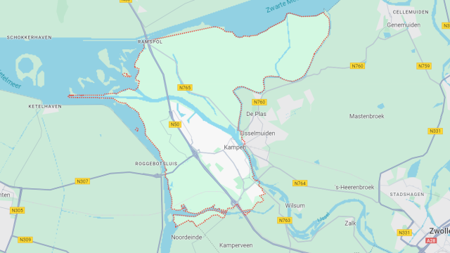 Terug naar Kampen Google Maps