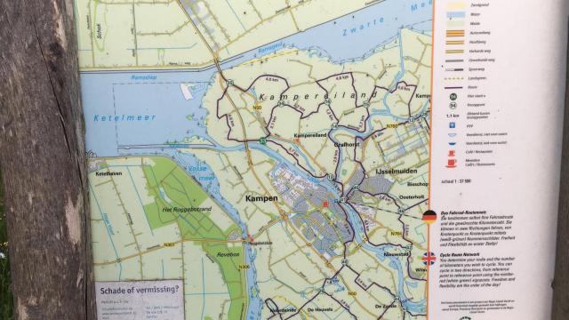 Ontdek de omgeving van Kampen op de fiets